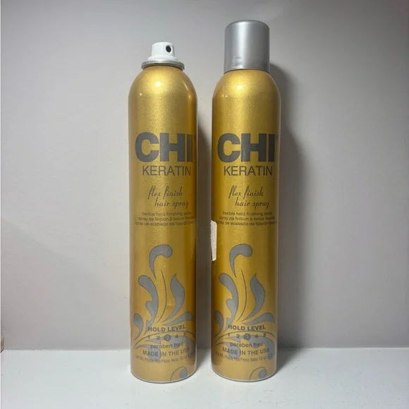 CHI Keratin Flex Finish Hair Spray Two Pack Set 10oz - Picture 5 of 5